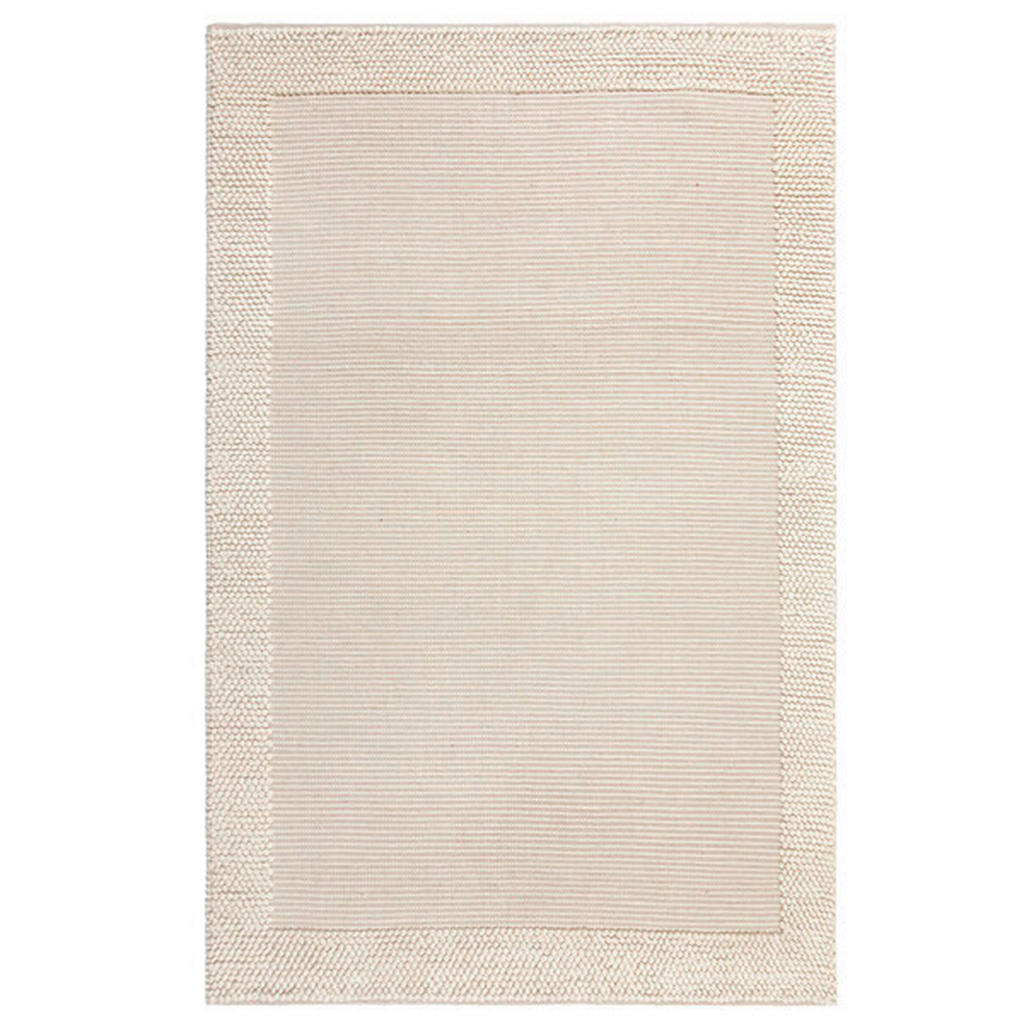 Handwebteppich Bobble Wool Border