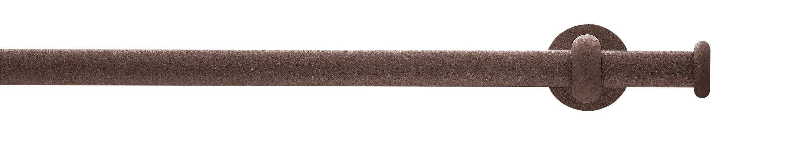 VORHANGSTANGE  230 cm  - Rostfarben, KONVENTIONELL, Metall (230cm)
