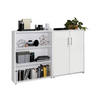 AKTENSCHRANK Weiß  - Weiß, MODERN, Holzwerkstoff (168,8/113,6/33cm) - MID.YOU