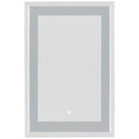 FALI TÜKÖR 90/60/5,3 cm    - ezüstszínű, Design, faalapú anyag/Üveg (90/60/5,3cm) - Xora
