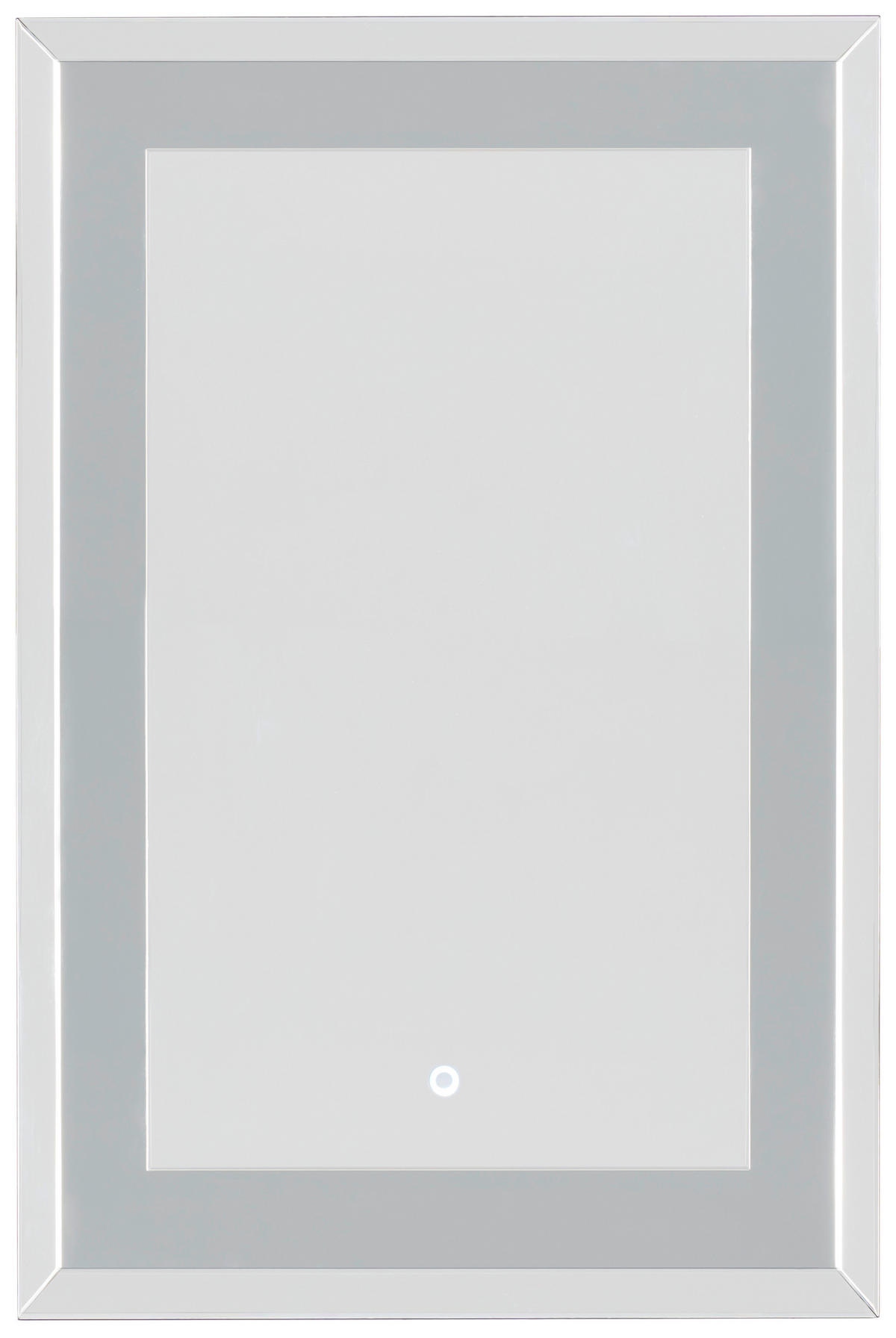 FALI TÜKÖR 90/60/5,3 cm    - ezüstszínű, Design, faalapú anyag/Üveg (90/60/5,3cm) - Xora