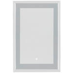 WANDSPIEGEL 90/60/5,3 cm    in rechteckig  - Silberfarben, Design, Glas/Holzwerkstoff (90/60/5,3cm) - Xora