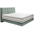 BOXSPRINGBETT 180/200 cm  in Olivgrün  - Olivgrün, KONVENTIONELL, Holz/Textil (180/200cm) - Dieter Knoll
