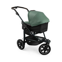 KOMBIKINDERWAGEN mono3 2-in-1 Kombikinderwagen  - Schwarz/Olivgrün, Basics, Textil/Metall (57/111/120cm) - TFK