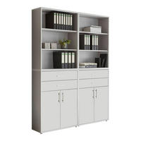 AKTENSCHRANK 168,8/227,2/33 cm  - Weiß/Grau, MODERN, Holzwerkstoff (168,8/227,2/33cm) - MID.YOU