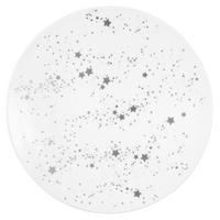 SPEISETELLER Weiß Hochglanz Liberty Silver Stars  - Weiß Hochglanz, Design, Keramik (27,5 cml) - Seltmann Weiden