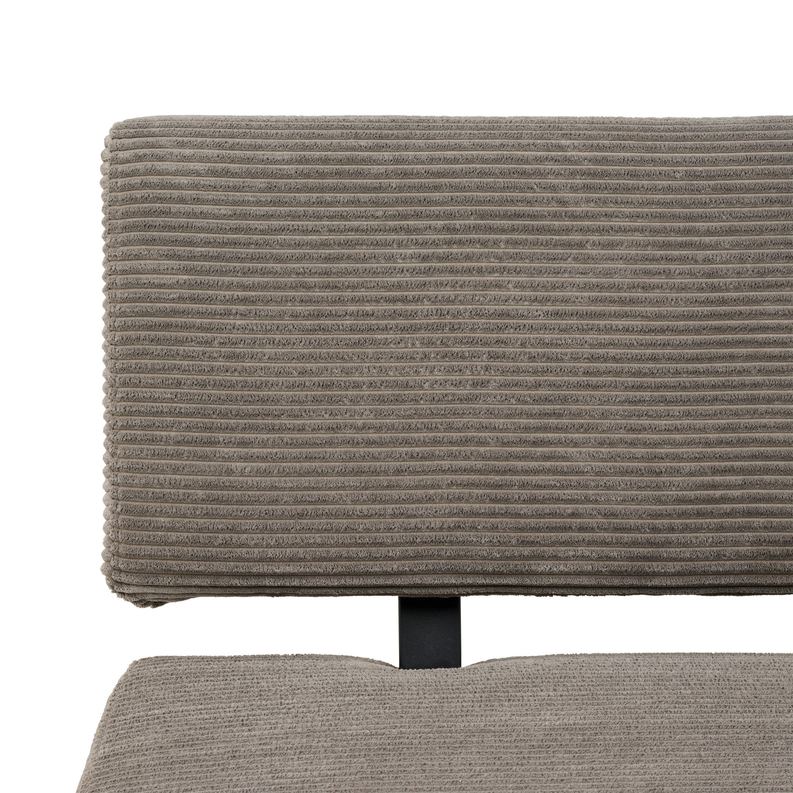 SITZBANK in Metall, Textil Dunkelgrau  - Dunkelgrau/Schwarz, KONVENTIONELL, Textil/Metall (140/90/62cm) - MID.YOU