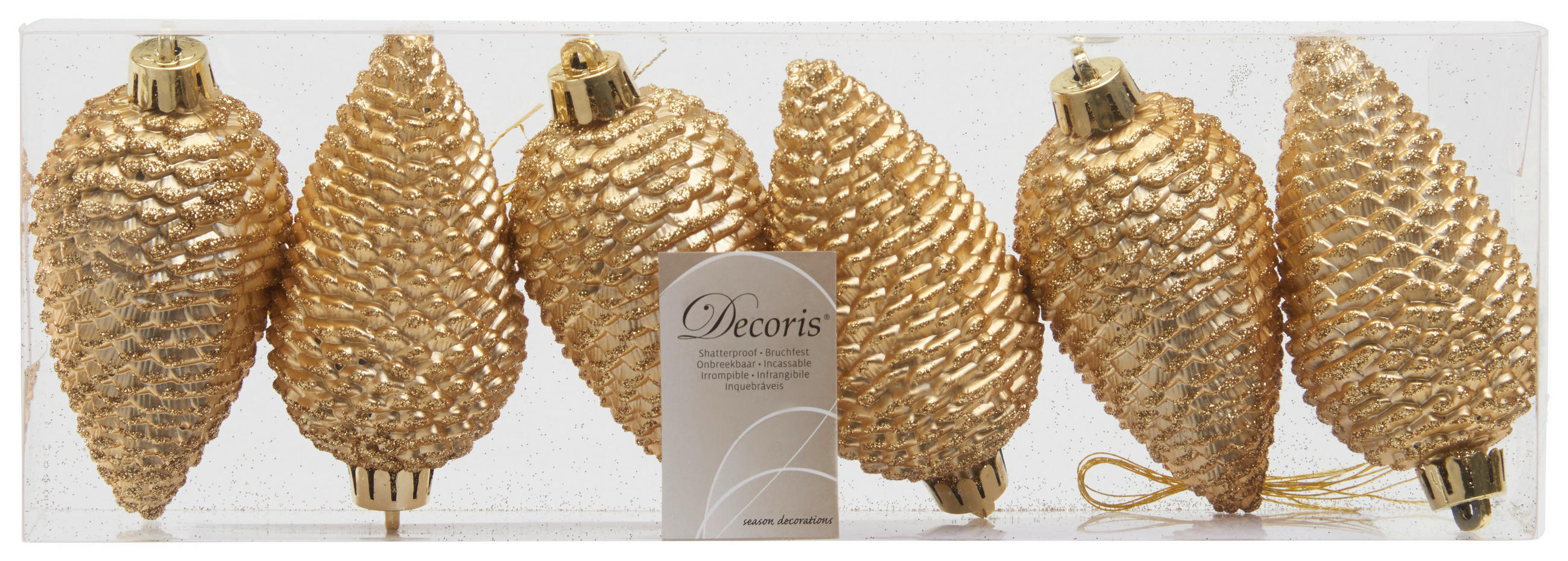 Decorațiune De Agățat - auriu, Basics, plastic (4,5/8cm)