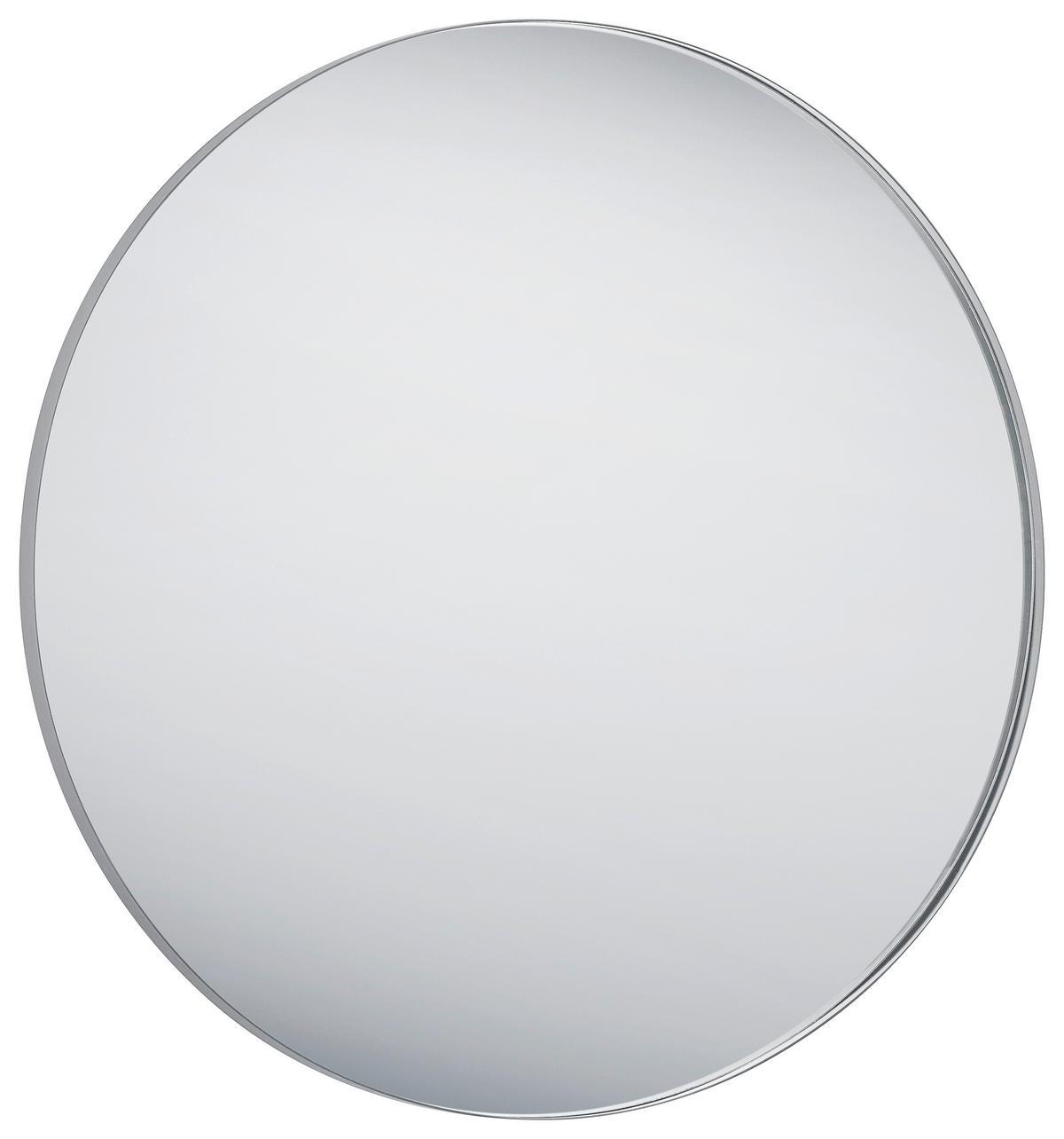 NÁSTĚNNÉ ZRCADLO 80/80/2,8 cm  - barvy stříbra, Moderní, kov/sklo (80/80/2,8cm) - Lomoco