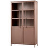 VITRINE in Braun  - Braun, Design, Glas/Metall (99/170/44cm) - Livetastic