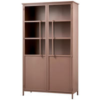 VITRINE in Braun  - Braun, Design, Glas/Metall (99/170/44cm) - Livetastic