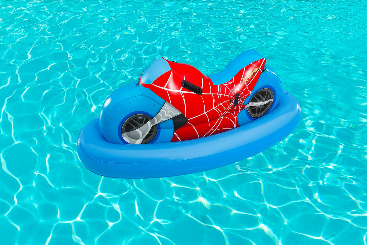 SCHWIMM-MOTORRAD SPIDERMAN Multicolor  - Multicolor, KONVENTIONELL, Kunststoff (167/79/55cm) - Bestway