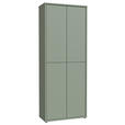 SCHUHSCHRANK  in 74,5/191,9/34,9 cm  - Salbeigrün/Grau, Basics, Holzwerkstoff/Kunststoff (74,5/191,9/34,9cm) - Xora