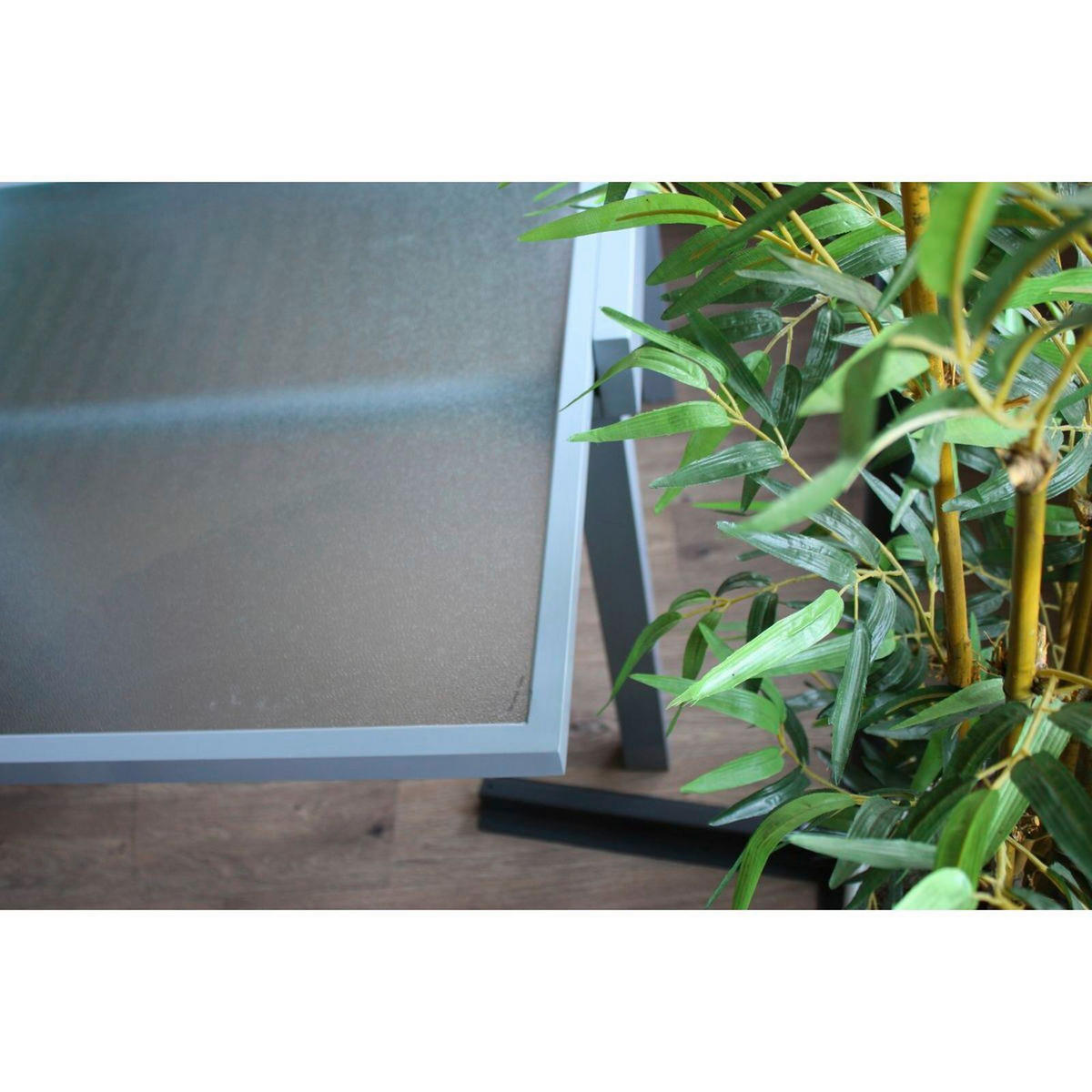 GARTENTISCH 65/65/75 cm  - Grau, MODERN, Glas/Metall (65/65/75cm) - Gardenson