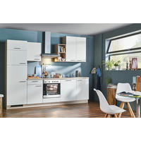KUHINJSKI BLOK - barve hrasta/bela, Moderno, leseni material (280cm) - Welnova