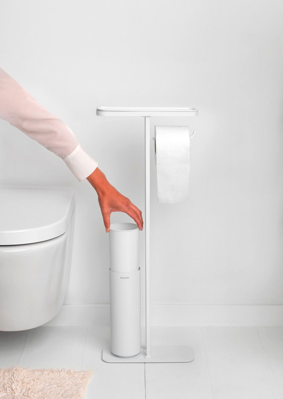 TOALETNA ČETKA    MINDSET  - bijela, Basics, metal/plastika (29/75.2/12.5cm) - Brabantia