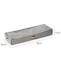 AUFBEWAHRUNGSBOX Premium  - Hellgrau, Basics, Textil (90/30/12cm) - Store It