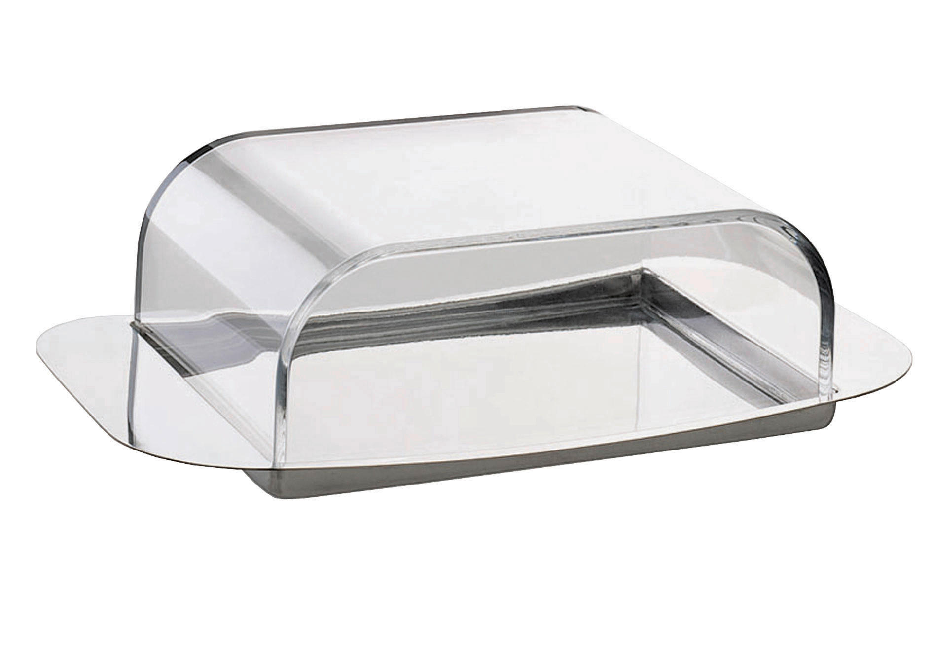 BUTTERDOSE Metall, Kunststoff  - Transparent, Basics, Kunststoff/Metall (21/6/11cm) - moHA!