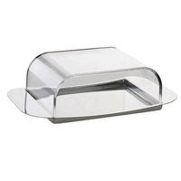 BUTTERDOSE Metall, Kunststoff  - Transparent, Basics, Kunststoff/Metall (21/6/11cm) - moHA!