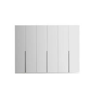 ORMAR S KLASIČNIM VRATIMA bijela   - bijela, Moderno, drvni materijal/metal (302/225/58cm) - Hom`in