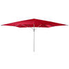 SONNENSCHIRM 400x400 cm Rot  - Rot/Alufarben, Basics, Textil/Metall (400/400cm) - Doppler