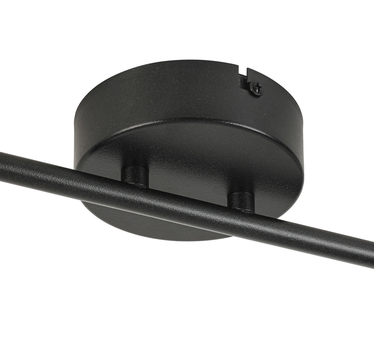 LED-STRAHLER Granada 35/12/19 cm   - Schwarz/Alufarben, Basics, Kunststoff/Metall (35/12/19cm) - Novel
