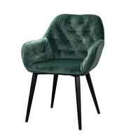 STOL, kovina, tekstil antracit, temno zelena  - temno zelena/antracit, Trendi, kovina/tekstil (62/82/60cm) - MID.YOU