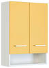 HÄNGESCHRANK 50/71/20 cm  - Gelb/Silberfarben, MODERN, Holzwerkstoff/Metall (50/71/20cm) - MID.YOU