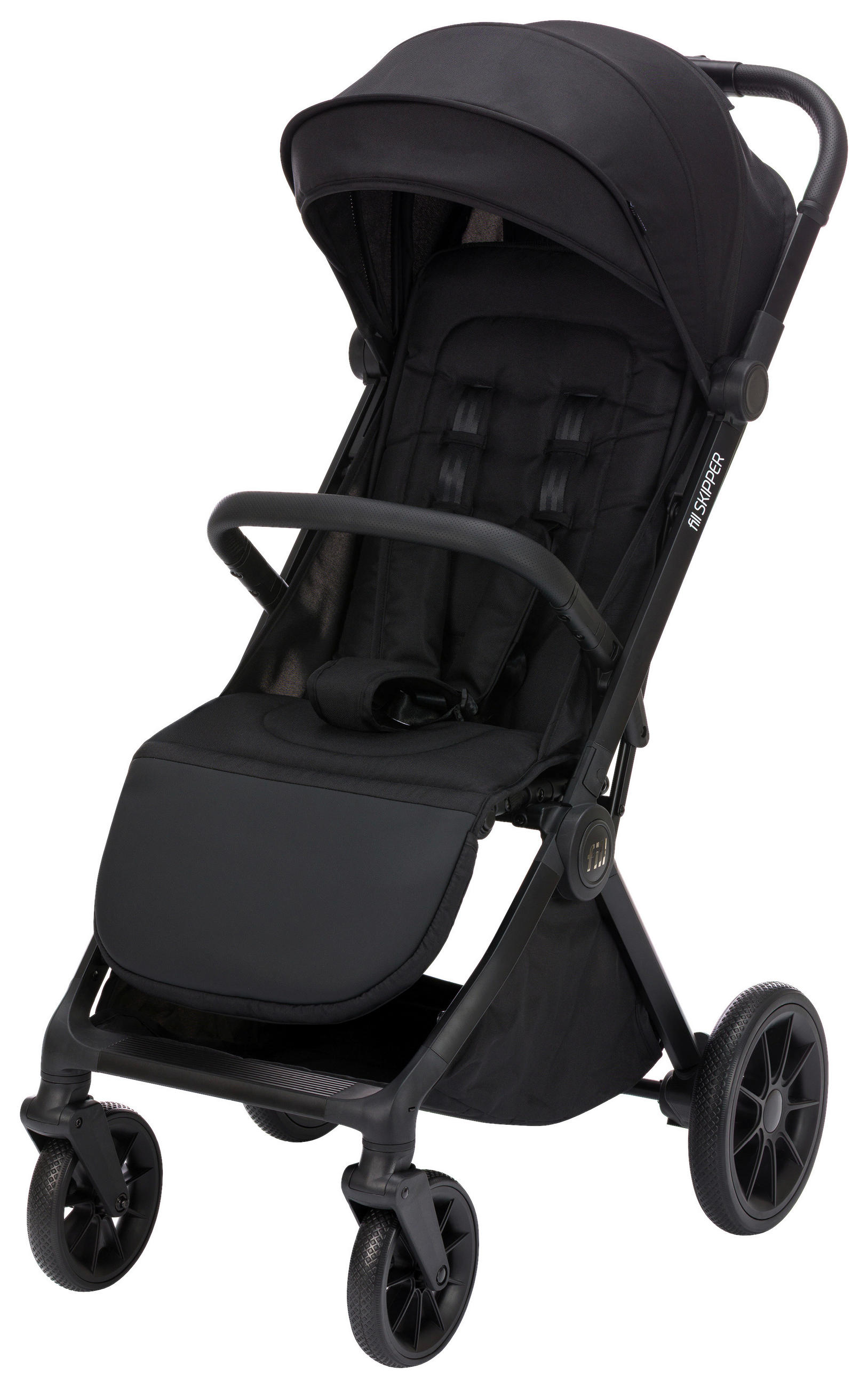 BUGGY Skipper  - Schwarz, Basics, Textil/Metall (54/68/108cm) - Fillikid