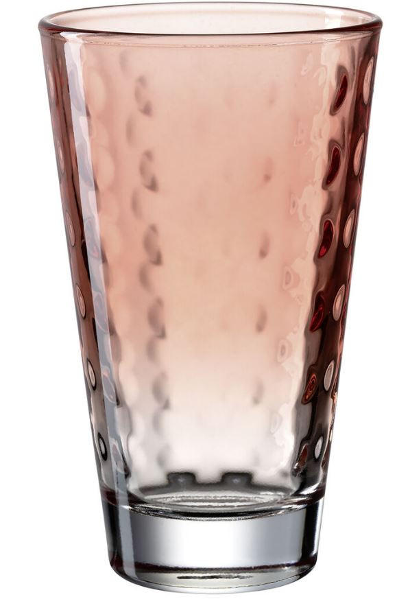 ČAŠA  300 ml  - koral, Osnovno, staklo (300ml) - Leonardo