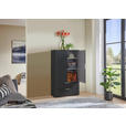 HIGHBOARD  in 81/140/40 cm  - Silberfarben/Alufarben, KONVENTIONELL, Holzwerkstoff/Kunststoff (81/140/40cm) - Carryhome