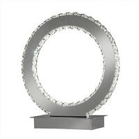 LED-TISCHLEUCHTE 30/32 cm   - Chromfarben, Design, Metall (30/32cm)