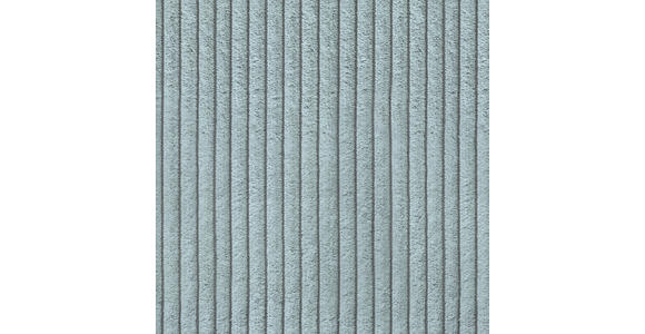 ECKSOFA Hellblau Cord  - Schwarz/Hellblau, KONVENTIONELL, Textil/Metall (266/180cm) - Hom`in