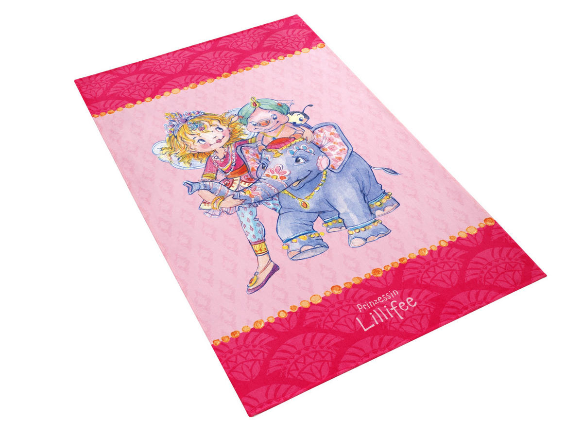 KINDERTEPPICH 140/200 cm Prinzessin Lillifee  - Pink/Rosa, Trend, Kunststoff/Textil (140/200cm)