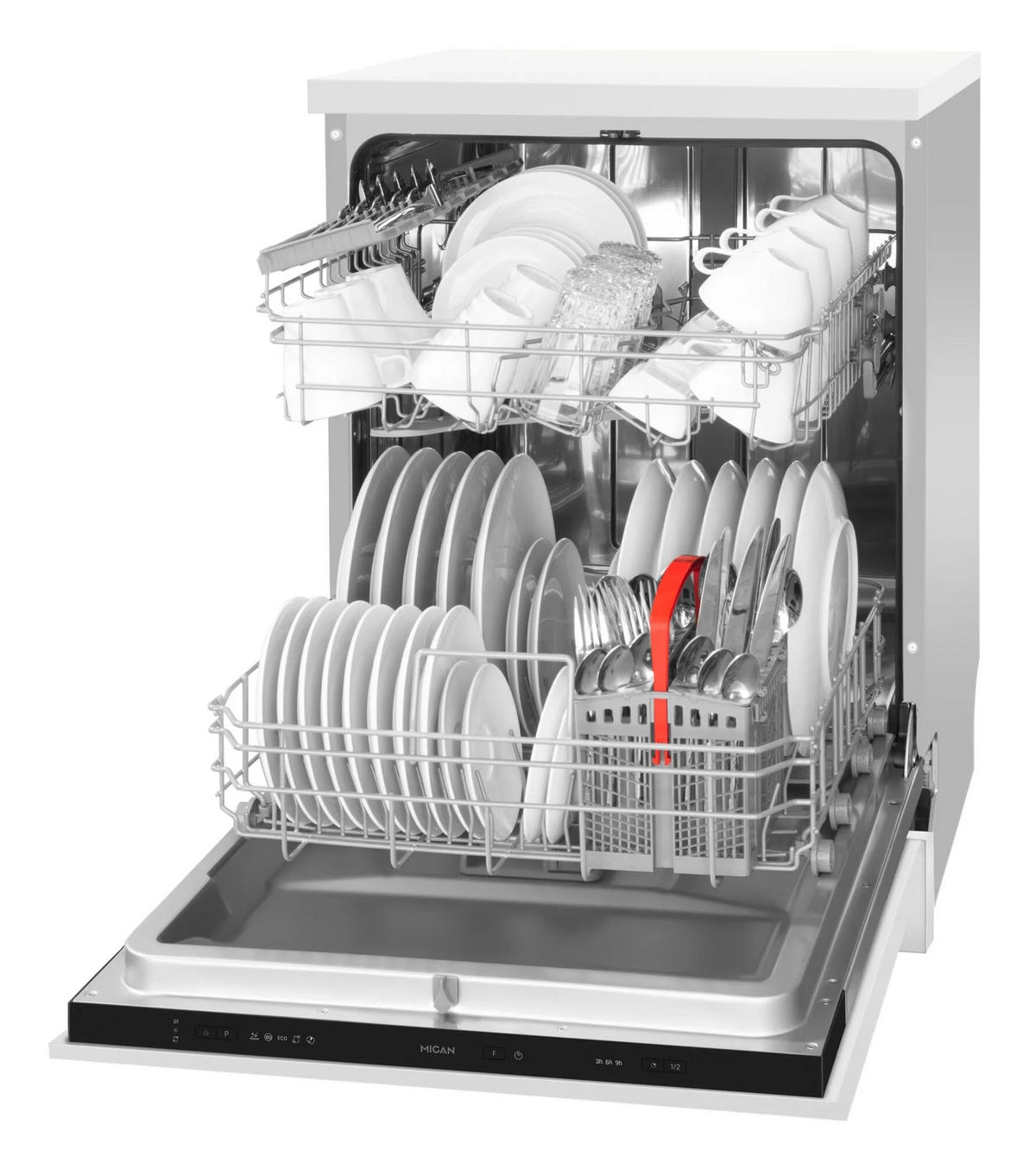 GESCHIRRSPÜLER 50635  - Edelstahlfarben, Basics, Metall (59,8/81,5/55cm) - Mican