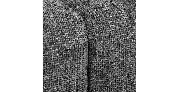 HOCKER Vliesstoff, Leinenoptik Dunkelgrau - Dunkelgrau, Trend, Textil (45/45/42cm) - Xora