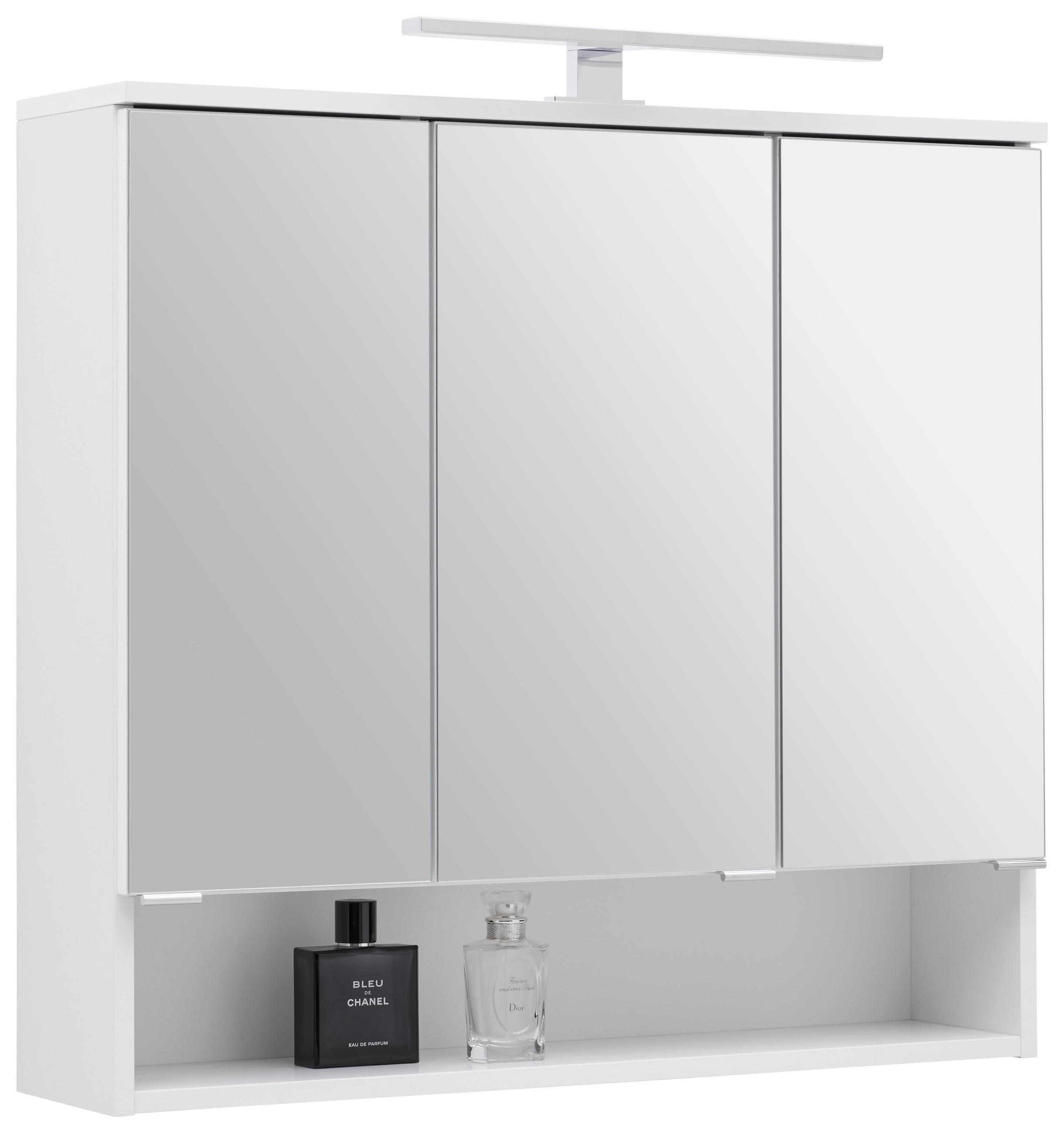 Spiegelschrank Fresh Mit Led 3-Türig Bht: 80x75x20 Cm