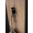 GARDEROBE 3-teilig  in 160/200/39 cm  - Eichefarben/Anthrazit, Design, Holzwerkstoff (160/200/39cm) - Moderano