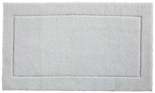 BADEMATTE Silberfarben 70/120 cm  - Silberfarben, KONVENTIONELL, Kunststoff/Textil (70/120cm) - Esposa