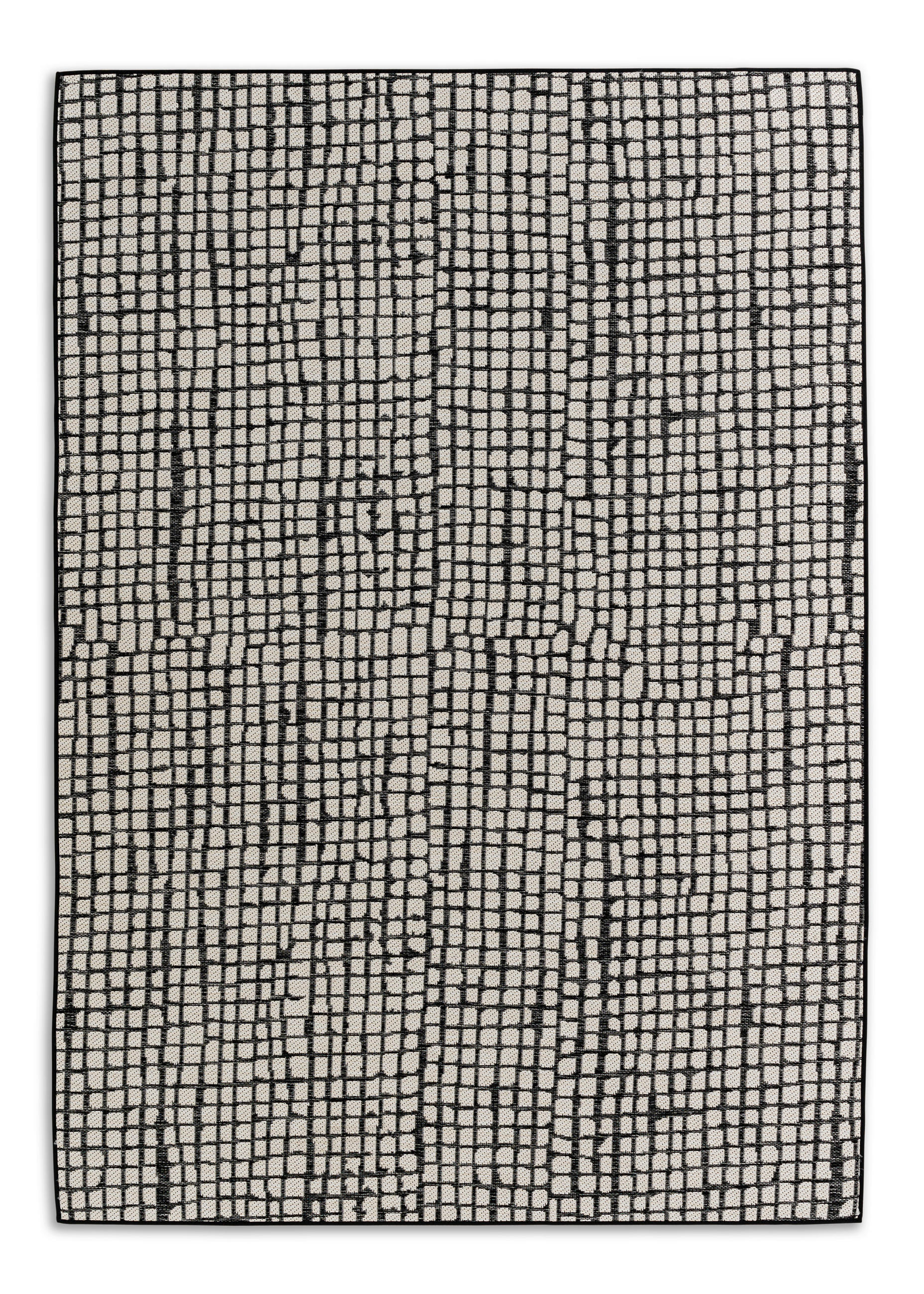 Schöner Wohnen Outdoorteppich Parkland Anthrazit, Beige 90x160 cm