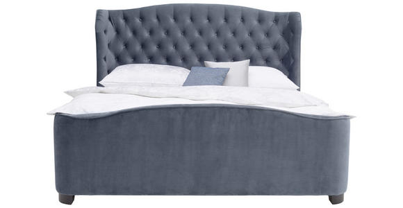 POLSTERBETT 180/200 cm in Grau - Schwarz/Grau, Trend, Textil (180/200cm) - Esposa