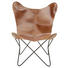 SESSEL in Metall, Leder Braun, Schwarz - Schwarz/Braun, LIFESTYLE, Leder/Metall (72/78/92cm) SESSEL in Metall, Leder Braun, Schwarz - Schwarz/Braun, LIFESTYLE, Leder/Metall (72/78/92cm)