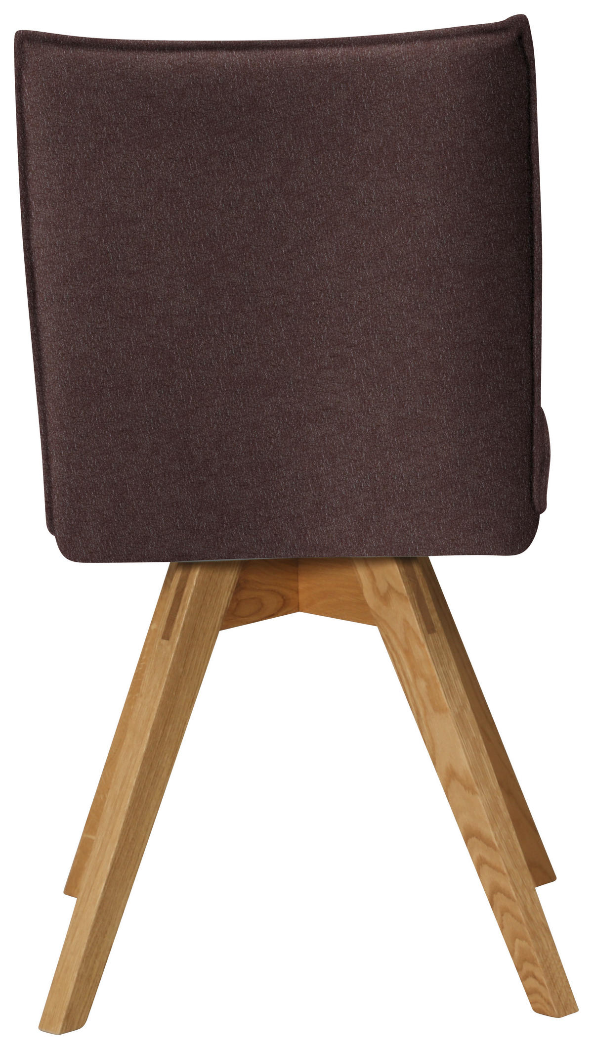 STUHL  in Lederlook, Mikrofaser  - Eichefarben/Dunkelbraun, Konventionell, Holz/Textil (60/91/61cm) - Moderano
