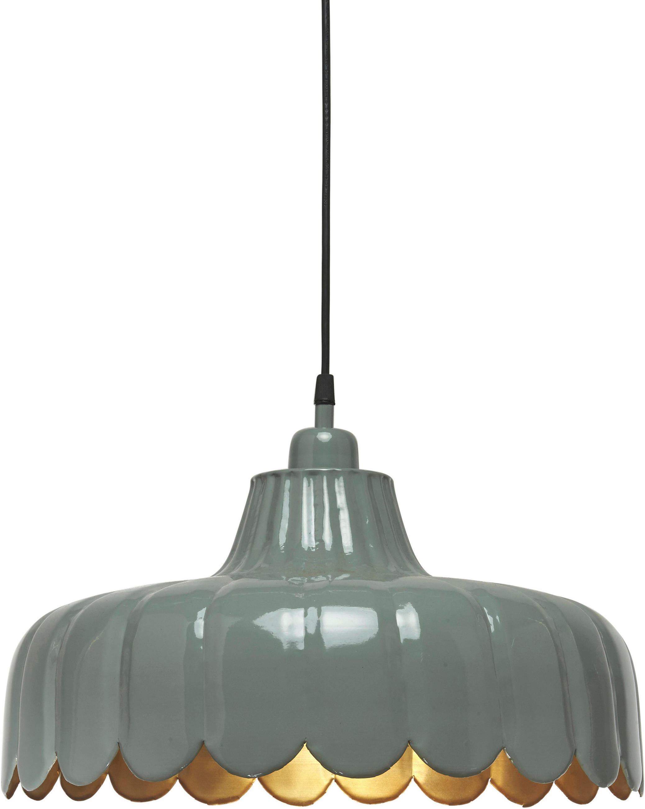 PR Home Hängeleuchte Wells Grün 45x29x45 cm
