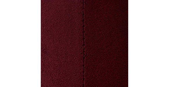HOCKER in Metall, Textil Goldfarben, Bordeaux  - Bordeaux/Goldfarben, Trend, Textil/Metall (55/35/55cm) - Xora