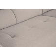 ECKSOFA Taupe Struktur  - Taupe/Schwarz, Design, Kunststoff/Textil (205/284cm) - Xora