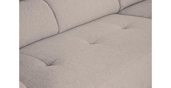 ECKSOFA Taupe Struktur - Taupe/Schwarz, Design, Kunststoff/Textil (205/284cm) - Xora