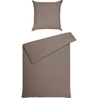 BETTWÄSCHE Piano Seersucker 155/220 cm  - Taupe, Basics, Textil (155/220cm) - Janine