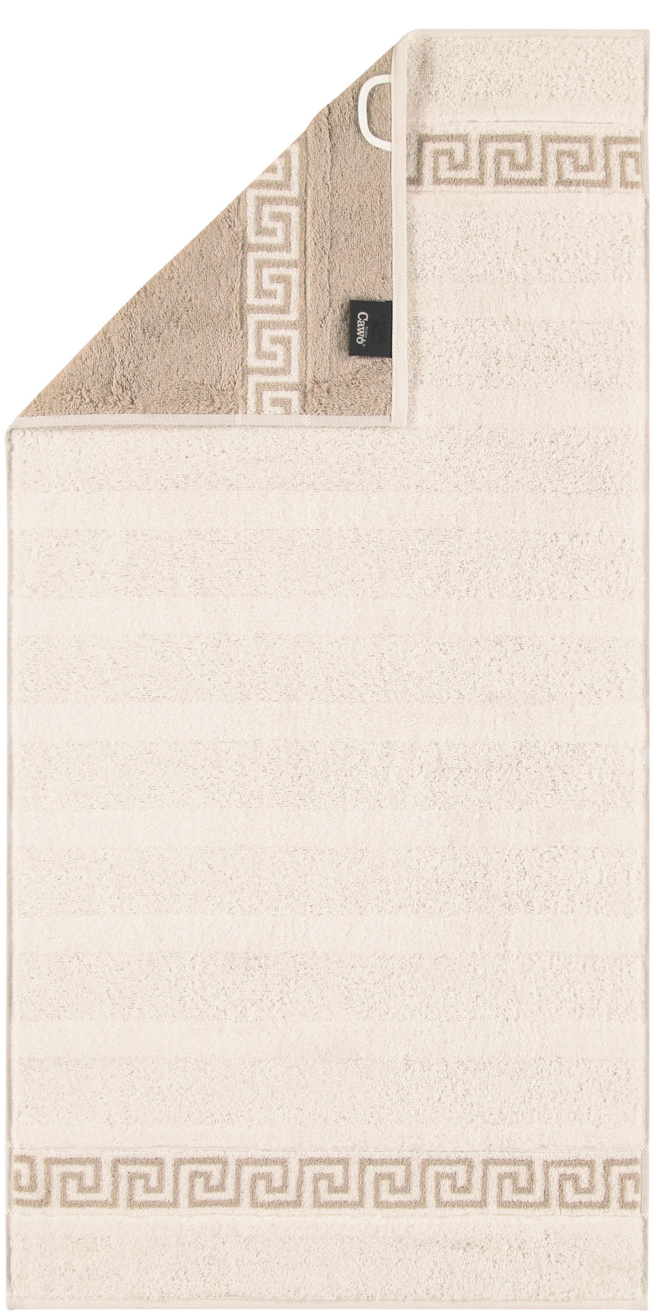 DUSCHTUCH Noblesse Duo 80/160 cm  - Sandfarben/Naturfarben, Basics, Textil (80/160cm) - Cawoe