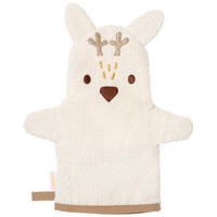 BABYWASCHHANDSCHUH 16/21 cm   - Creme, Basics, Textil (16/21cm) - Patinio